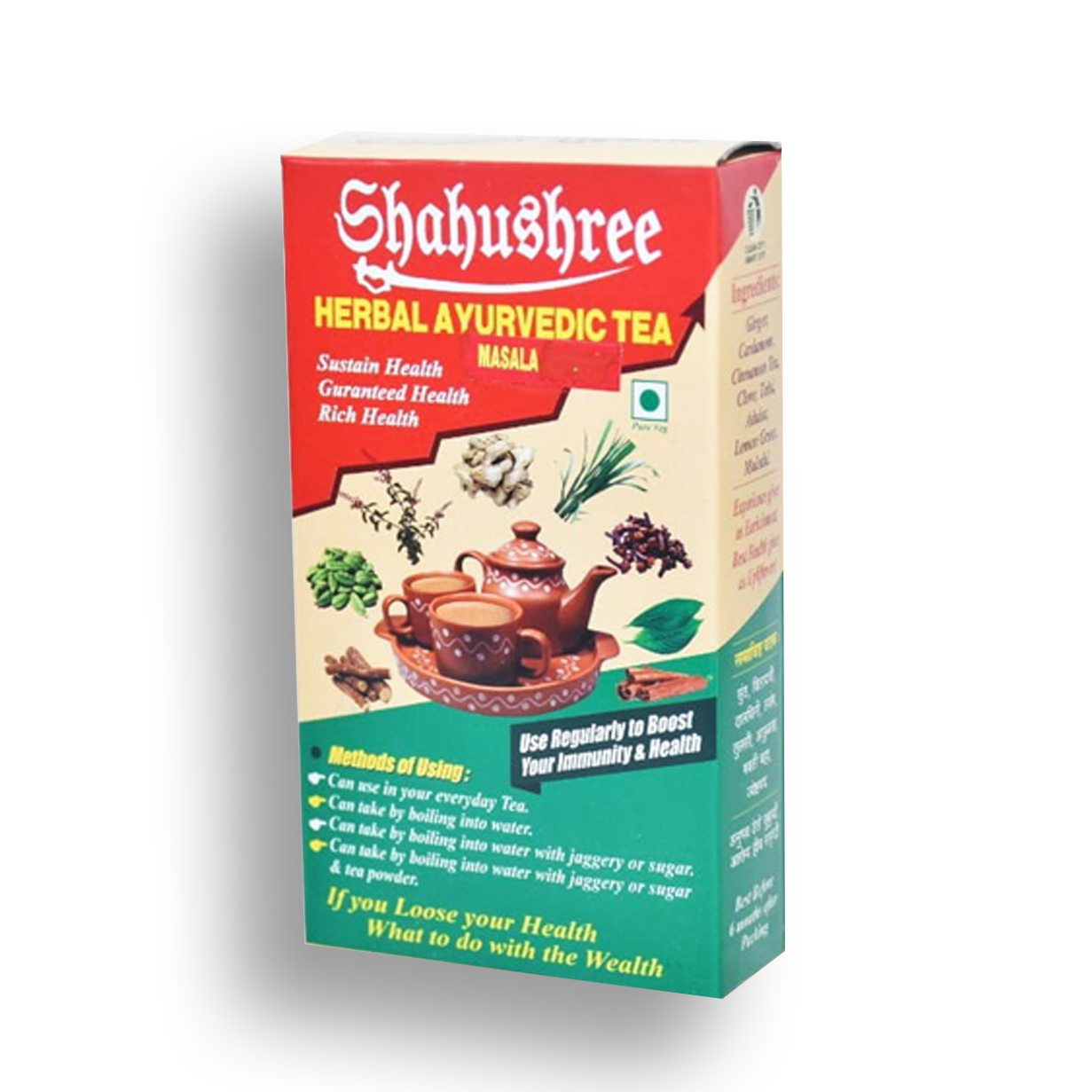 Shahushree Herbal Ayurvedic Tea Masala 100g